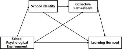 School Psychological Environment and Learning Burnout in Medical Students: Mediating Roles of School Identity and Collective Self-Esteem